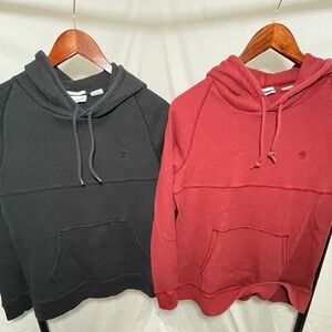 Men’s Timberland Red & Black Pullover Hoodie (Small)